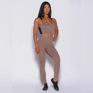 Bombshell Sportswear Brown Sports Bra